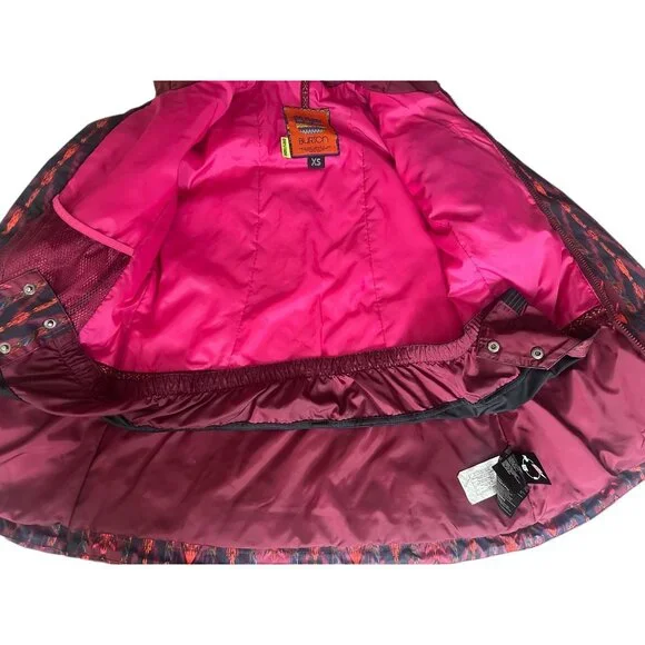 Burton Horizon Ski Jacket Hoodie Women XS Pink Snowboarding Waterproof Thinsulat - Picture 8 of 16
